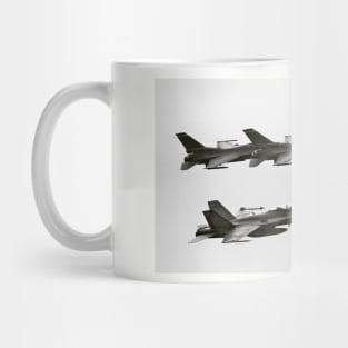 F-16 and CF-18 NORAD Formation Mug